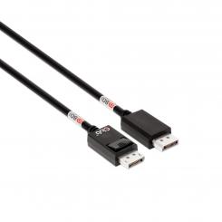 CLUB3D DisplayPort 2.1 Cable certificado VESA DP80 bidireccional 4K240Hz, 8K60Hz u 10K60Hz M/M 1.6m/5.25ft